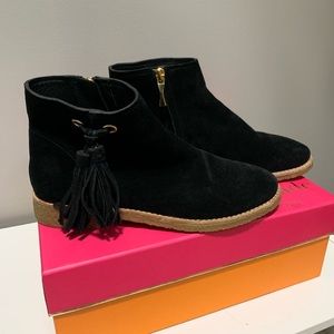 Kate Spade fringe booties
